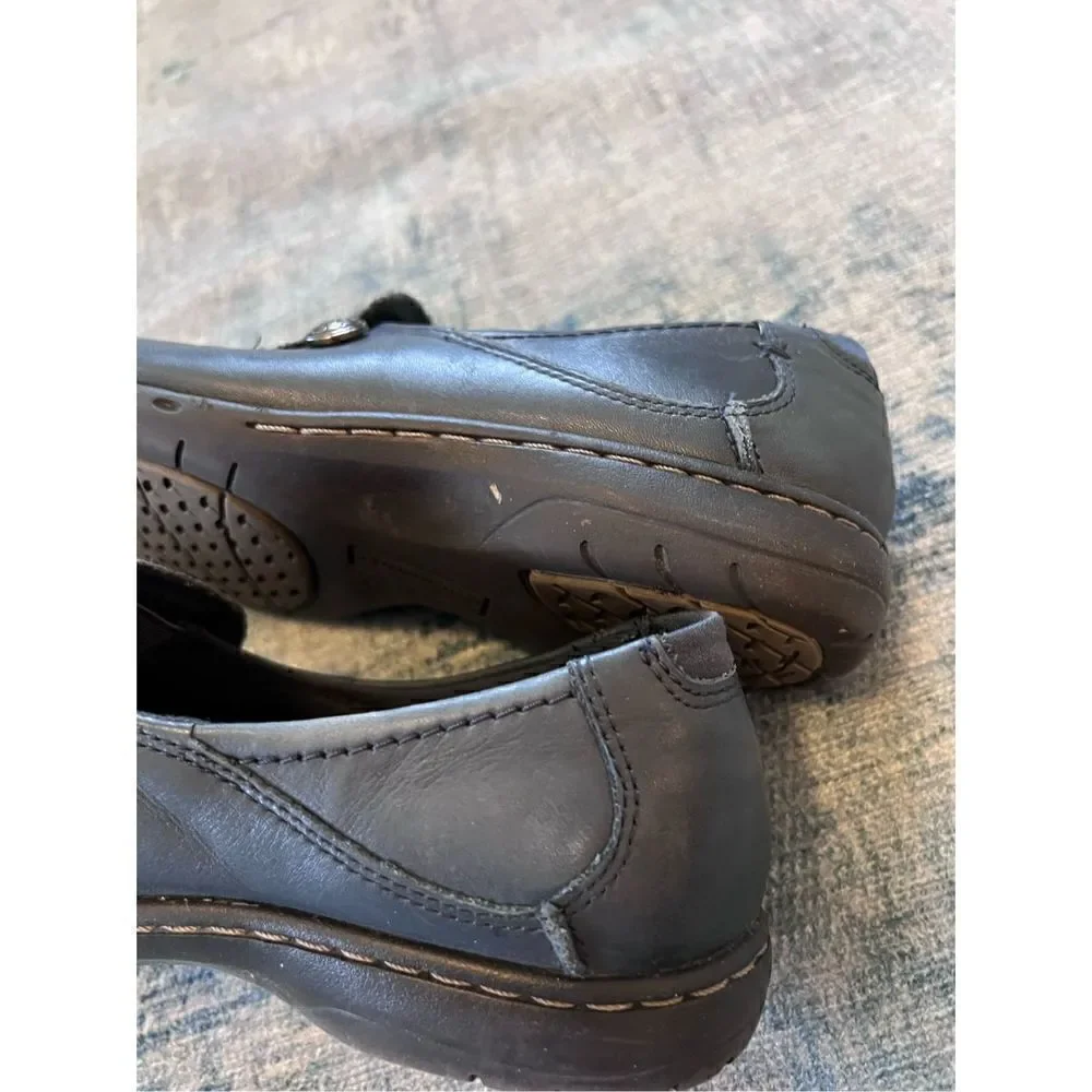 Rockport Navy Blue Cobb Hill Paulette Flat Slip On Shoes 6.5 XW